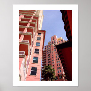 Rosa perspektiv: Art Deco Poster