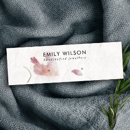 ROSA PETAL HANDMADE PAPPER STUD EARRING VISNING MINI VISITKORT