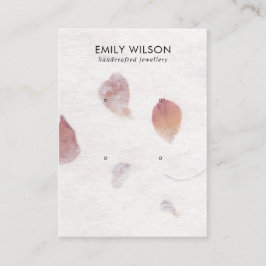 ROSA PETAL HANDMADE PAPPRARE 2 STUDIE VID UPPSKATT VISITKORT