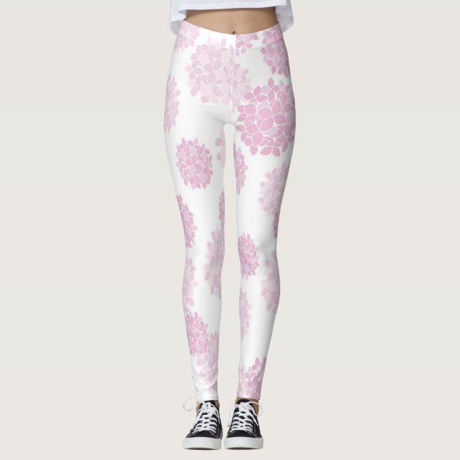 rosa petal press co botanik blommigt leggings (Framsida)