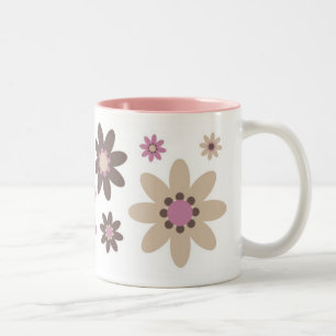 Rosa Petal Två-Tonad Mugg