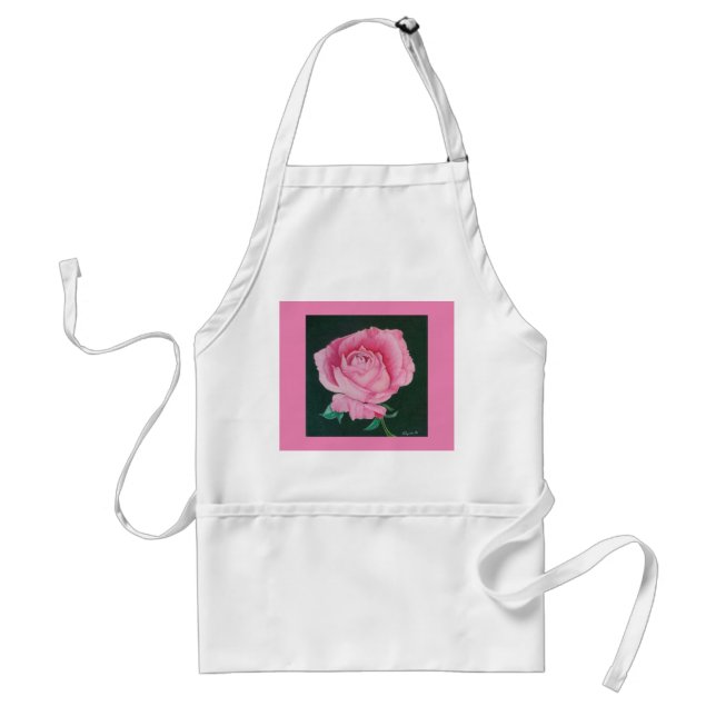 Rosa Petals Apron Förkläde (Framsidan)