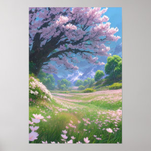 Rosa Petals från Vår Poster