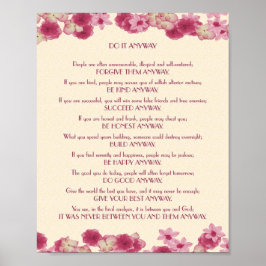 Rosa Petals gör det ändå Poster