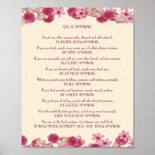 Rosa Petals gör det ändå Poster