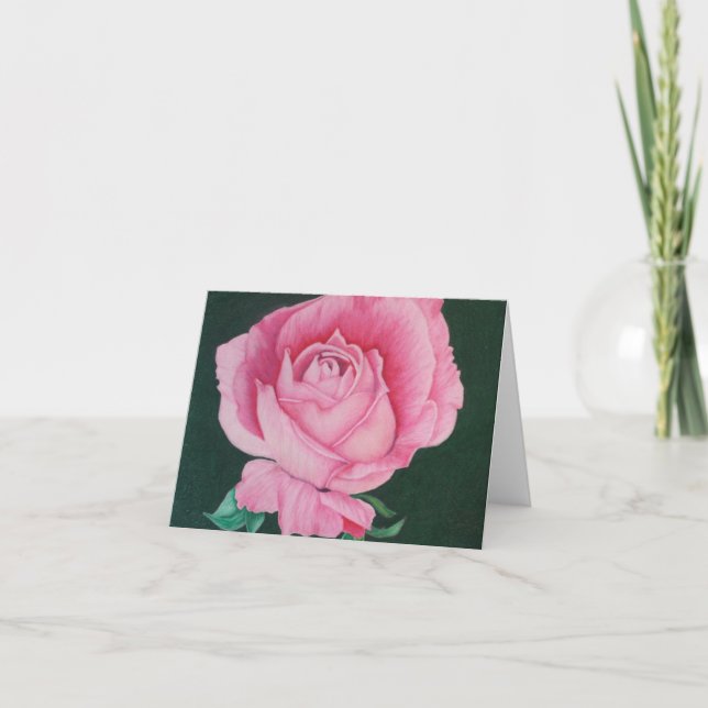 Rosa Petals inspirationskort Kort (Framsida)