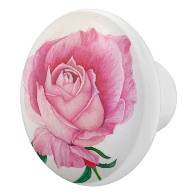Rosa Petals Knob Knopp (Höger)