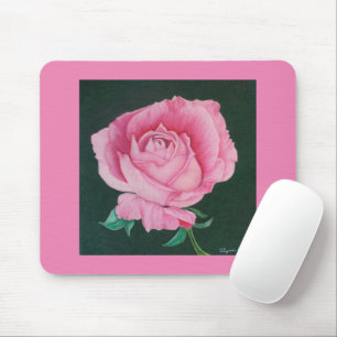 Rosa Petals Mousepad Musmatta