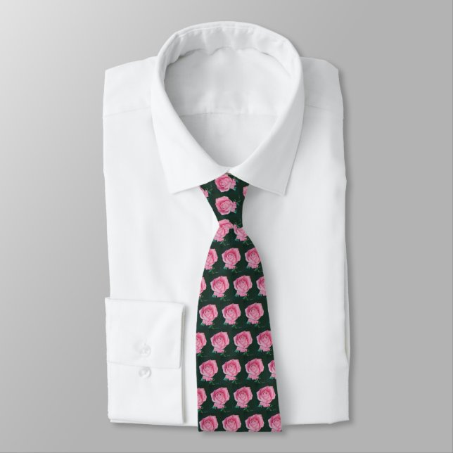 Rosa Petals Neck Tie Slips (Bunden)