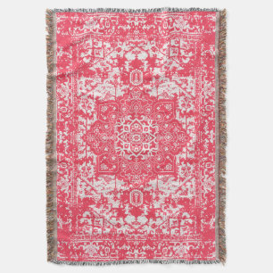 Rosa Petals på Kilim Dreams Filt