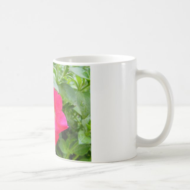 Rosa Petunia Flower Kaffemugg (Höger)