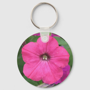 Rosa Petunia Nyckelring