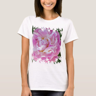 Rosa Pfingstrose T-shirt