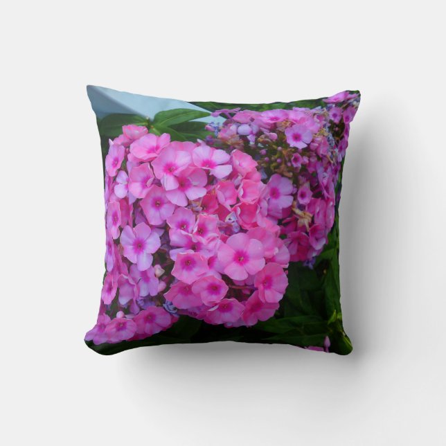 Rosa Phlox Pillow Kudde (Framsida)