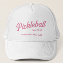 Rosa Pickleball Klubb Anpassningsbar Vapensköld Pa