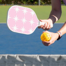 Rosa Pickleball Paddle - anpassa dig till namn