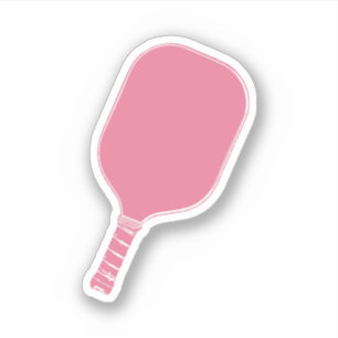 Rosa Pickleball Paddle Klistermärken