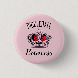 Rosa Pickleball Princess Krona Knapp