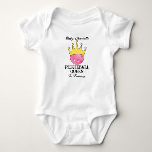 Rosa Pickleball Queen in Training Baby Shower T Shirt