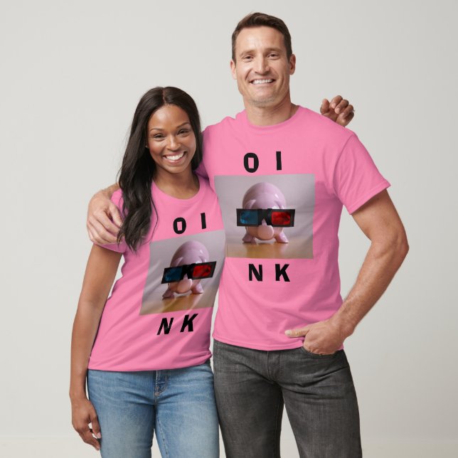 Rosa Piggy Bank Funny T-Shirt (Unisex)