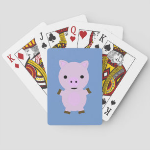 Rosa Piggy Casinokort
