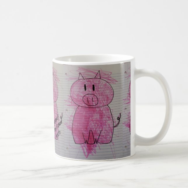 Rosa Piggy Kaffemugg (Höger)