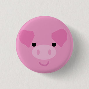 Rosa Piggy-knapp Knapp