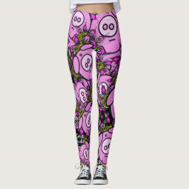 Rosa Piggy Leggings