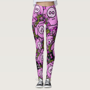 Rosa Piggy Leggings