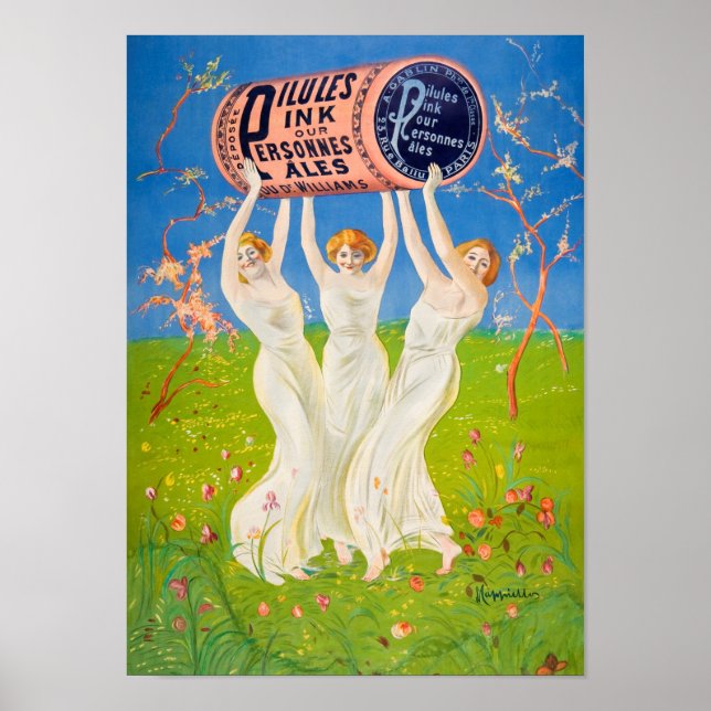 Rosa Pills for Blek People Poster (Framsidan)