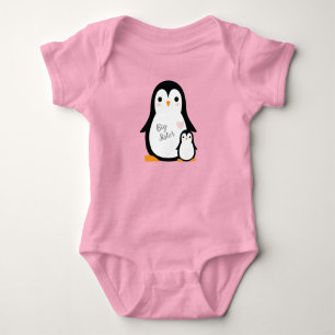 Rosa pingisbarnvigning t shirt