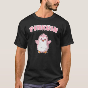 Rosa Pingvin Rosa Pingvin Roligt Snyggt Puns Ordle T Shirt