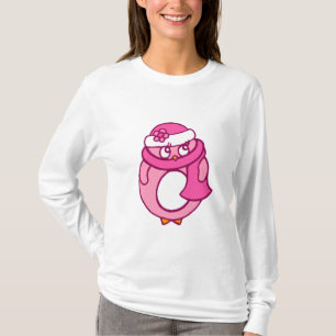 Rosa Pingvin T-Shirt