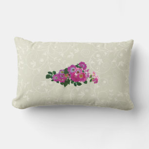 Rosa Pink Rambler Lumbarkudde