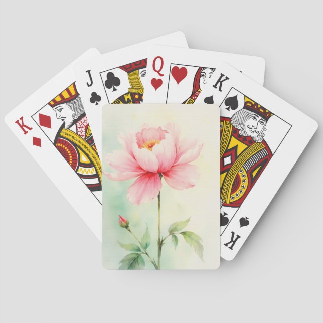 Rosa Pion Casinokort (Baksidan)