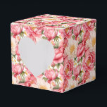 Rosa Pion Festlåda Presentaskar<br><div class="desc">Favoritlåda för fester visas med vacker rosa pioner blommönster. 
Anpassa denna vara eller köp som den är.
Tips: Lägg bara till dina fantastiska godsaker och lägg till lite festlig band.



Bilder med licens</div>