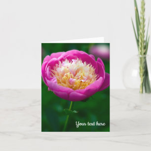 Rosa Pion Julkort Tack Kort