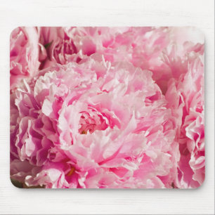 Rosa pion Mousepad Musmatta