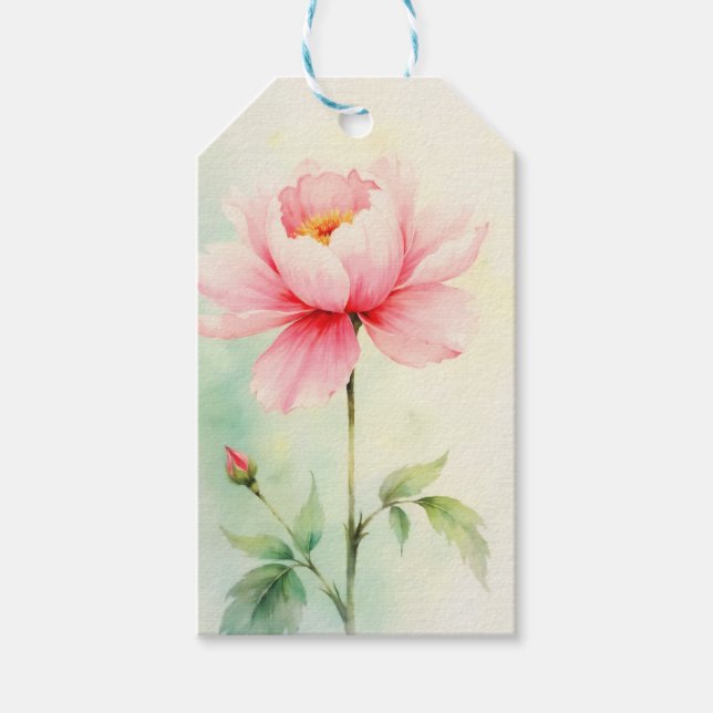 Rosa Pion Presentetikett (Framsidan)