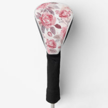 Rosa Pion Rosa Akvarell Blommig Trädgård