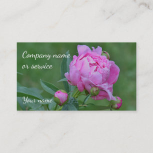 Rosa pion visitkort