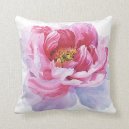Rosa piondekorativ kudde