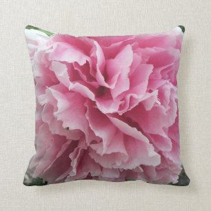 Rosa piondekorativ kudde