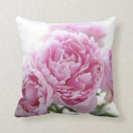rosa piondekorativ kudde