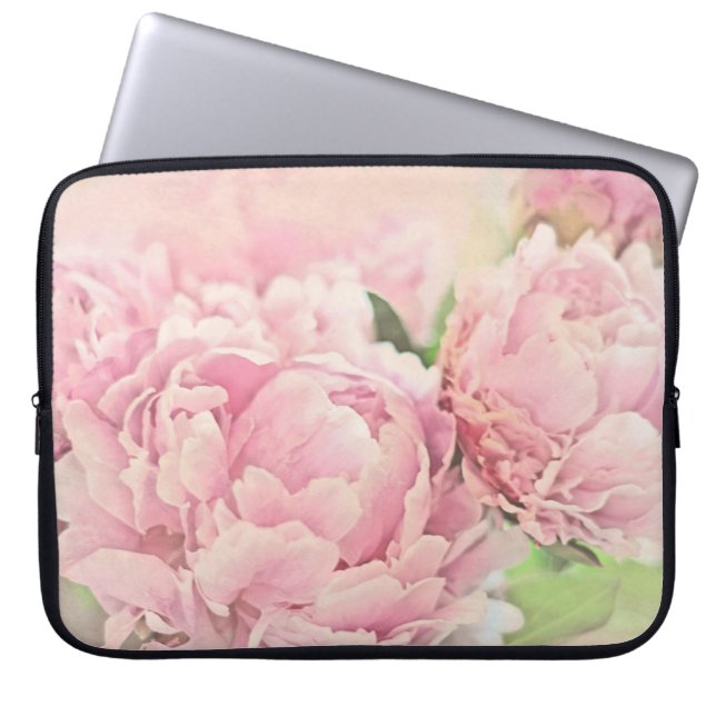 Rosa pioner laptop sleeve (Framsidan)