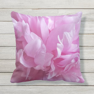 Rosa pionskönhet kudde