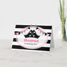 Rosa Pirat Födelsedagsfest