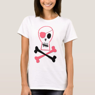 Rosa Pirat T Shirt