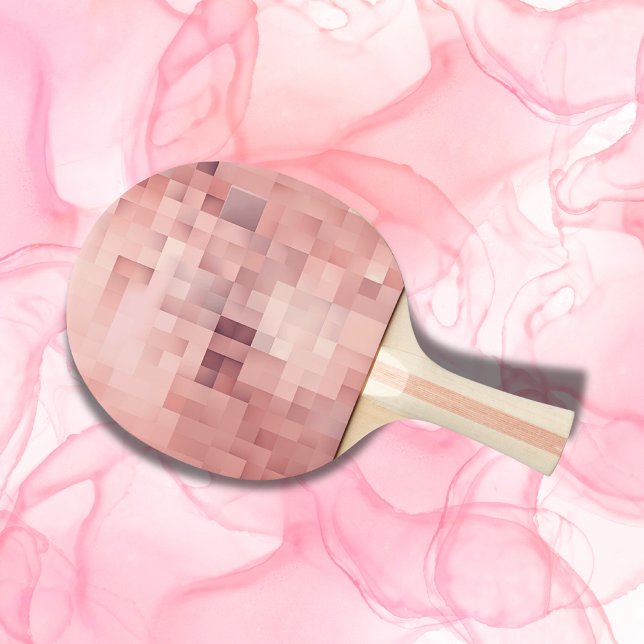 Rosa Pixel Art | Pingisracket (Skapare uppladdad)