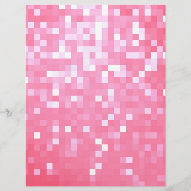 Rosa Pixel-Gnistra (Framsida)